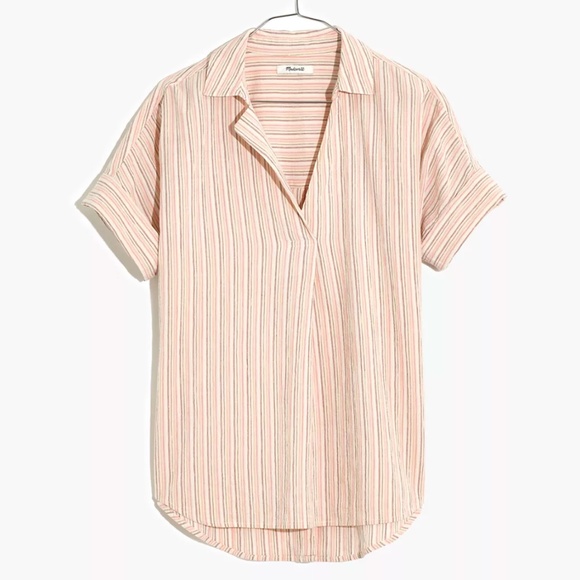 NWT Madewell Courier Button-Back Shirt - Picture 4 of 9